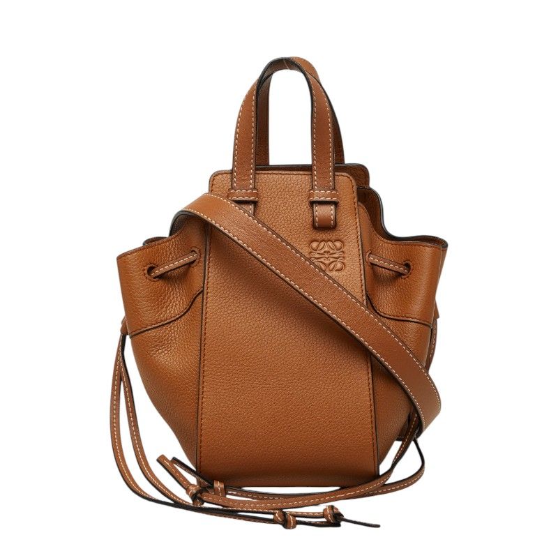 LOEWE ロエベ ハンモック ドローストリング ミニ バッグ ブラウン LOEWE（ロエベ） （新品・未使用品）ロエベ ハンモック ドロー