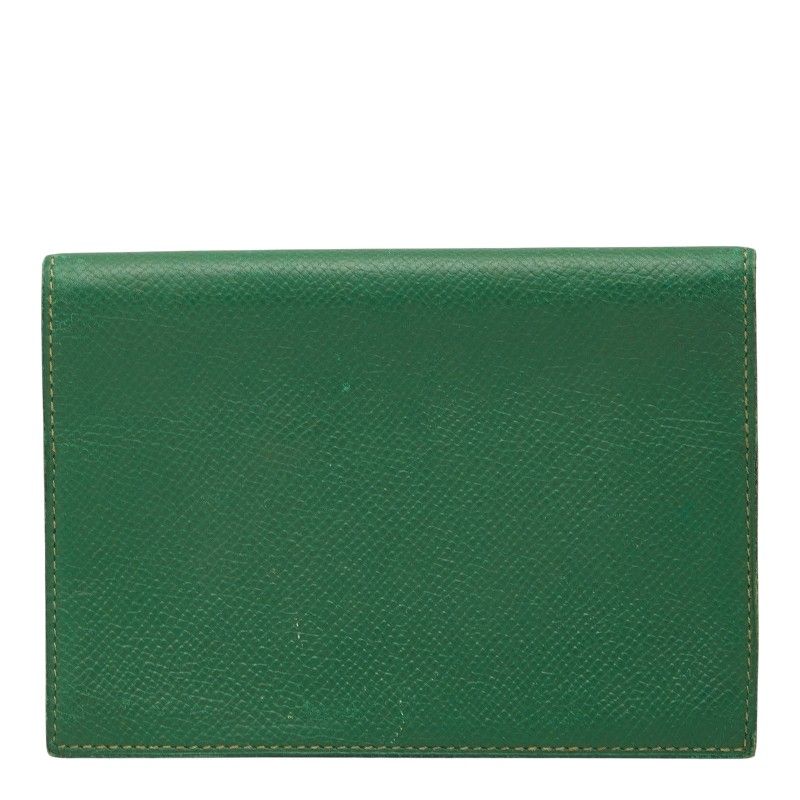 エルメス アジェンダGM 手帳カバー グリーン レザー レディース HERMES【1-0270065】