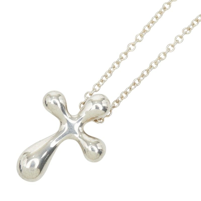 ティファニー スモールクロス ネックレス SV925 シルバー レディース TIFFANY&Co.【1-0270565】