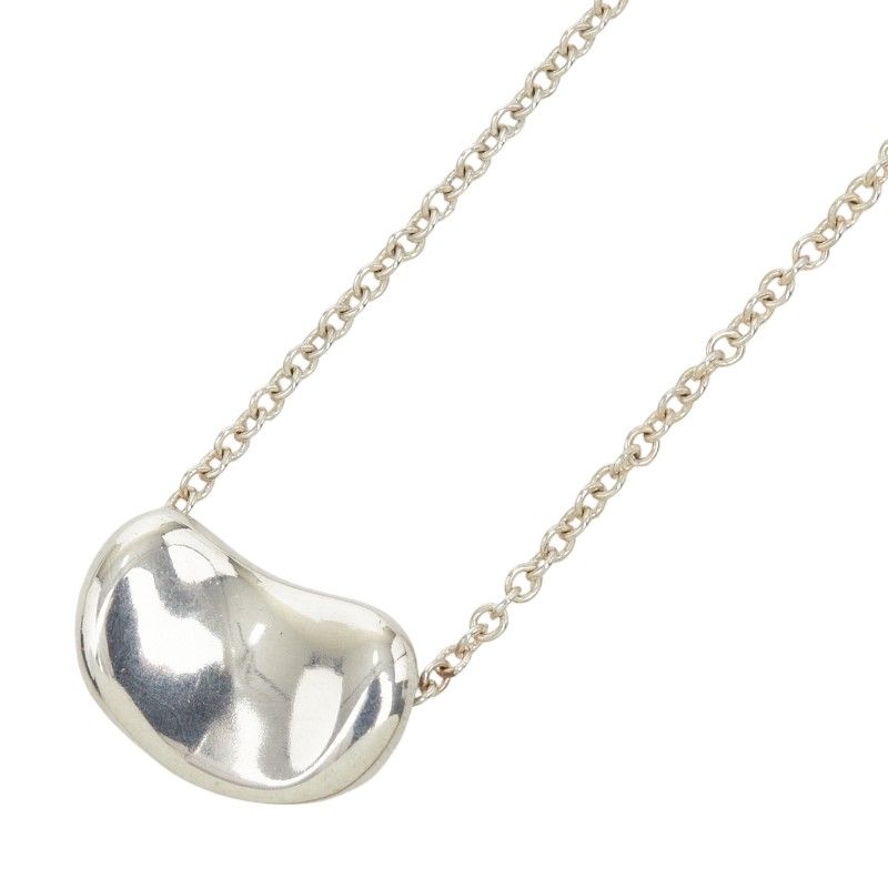 ティファニー ビーン ネックレス SV925 シルバー レディース TIFFANY&Co.【1-0270570】