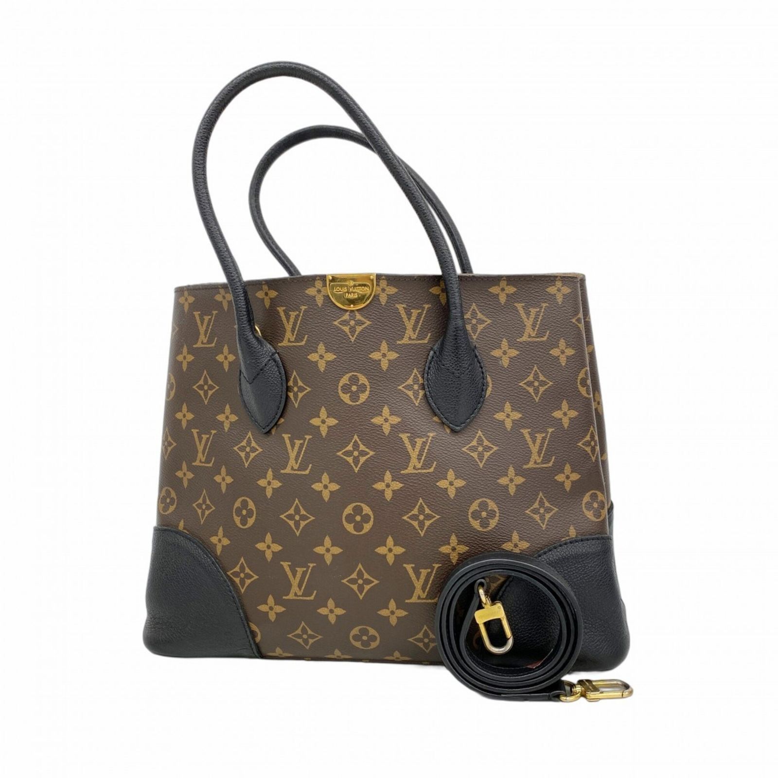 ルイ・ヴィトン(Louis Vuitton) ルイ・ヴィトン トートバッグ モノグラム フランドリン M41595 ブラウンレディース