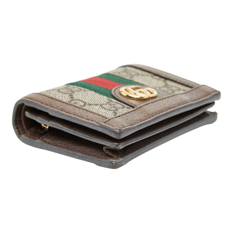 グッチ オフィディア GGスプリーム 二つ折り財布 コンパクトウォレット