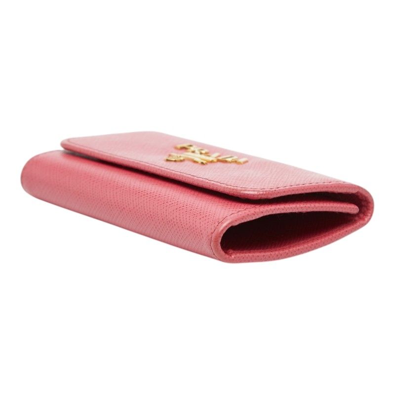 PRADA プラダ サフィアーノレザー キーケース マルチカラー ピンク プラダ 6連 キーケース 1PG222 ピンク サフィアーノレザー レディース