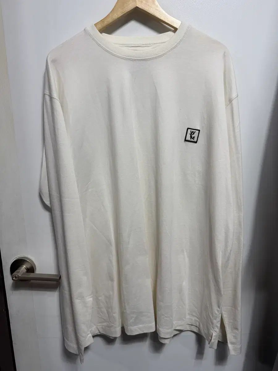 WOOYOUNGMI コットン バックロゴ ロングスリーブ Tシャツ 54