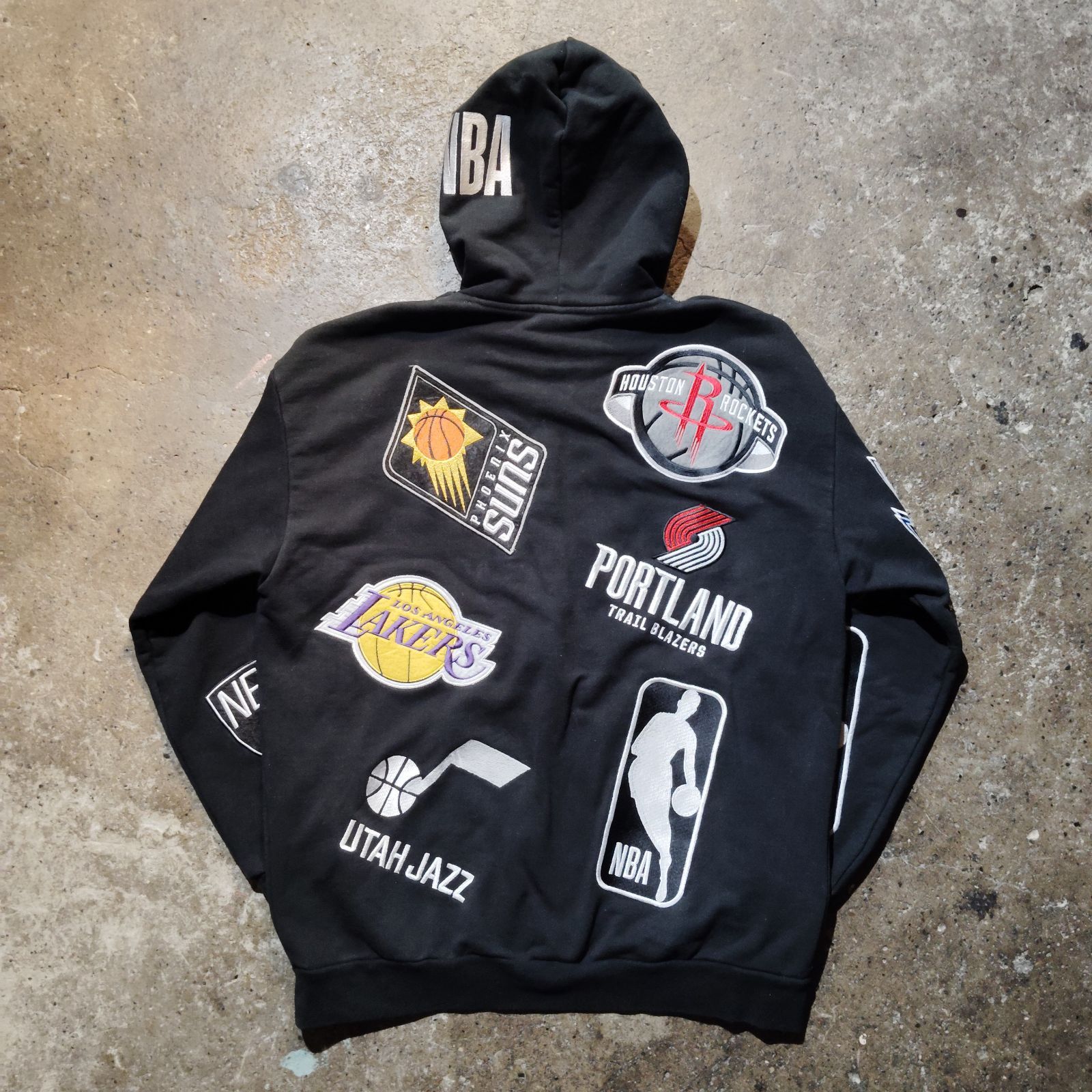 NBA 23FW Wappen Hoodie Sweat T23 エヌビーエー ワッペン フーディ 