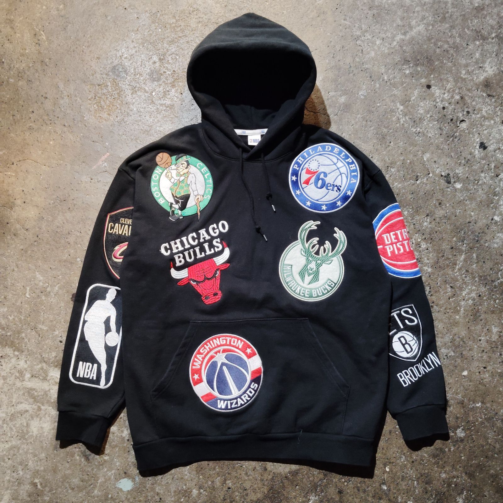 NBA 23FW Wappen Hoodie Sweat T23 エヌビーエー ワッペン フーディ スウェット TOKYO23 2023FW パーカー バスケ XL NBA-23-009