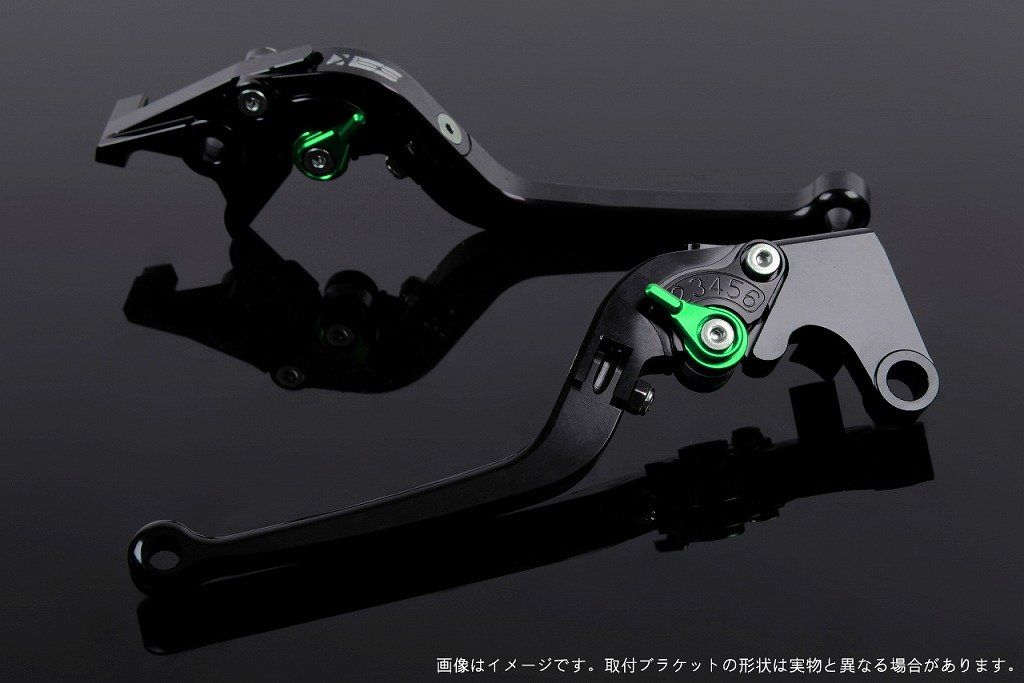新品 SSK スピードラ アジャストレバーセット スタンダード可倒式 レバー本体カラー:グリーン アジャスターカラー:グリーン HONDA ADV150 KF38