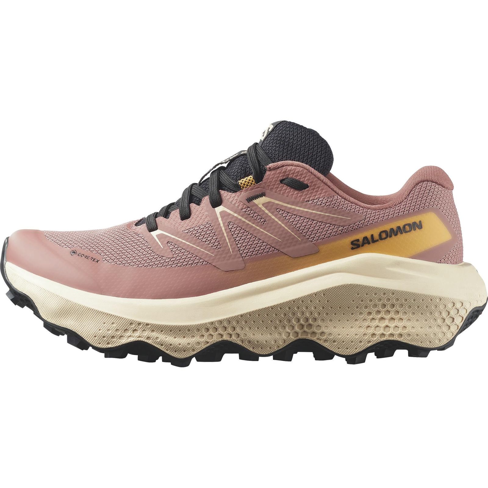 新品 [サロモン] トレイルランニングシューズ ULTRA FLOW 2 GORE-TEX WOMEN (ウルトラ フロー 2 ゴアテックス) レディース L47884500 Burlwood/Tender Peach/Warm Apricot 25.0 cm