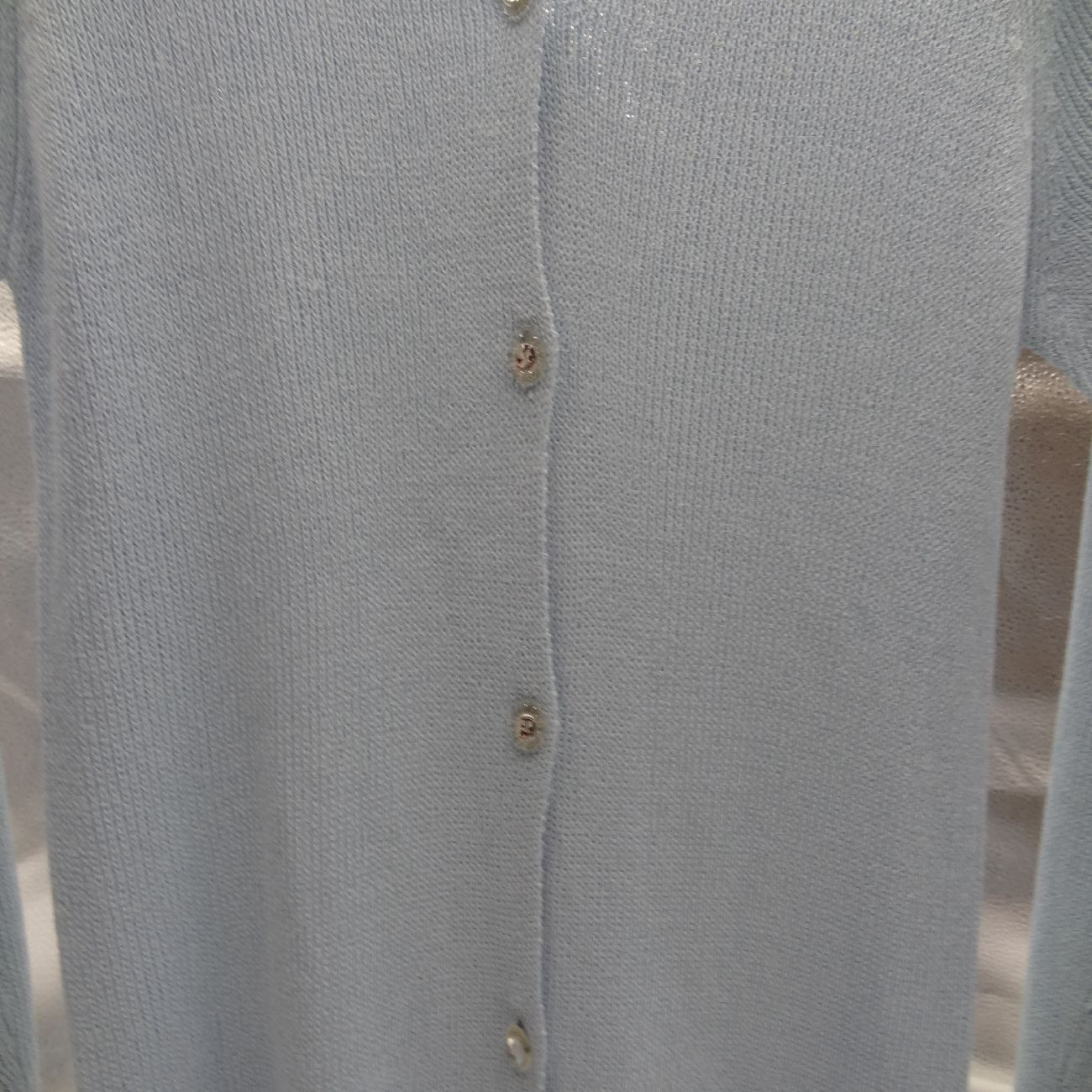 courreges クレージュ 水色 ノースリーブニット カーディガン 2点