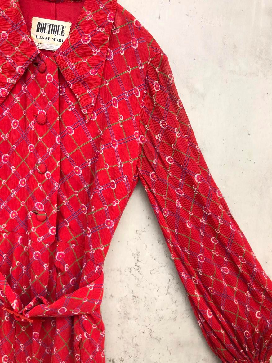 HANAE MORI ハナエモリ レトロ BOUTIQUE フラワー 花 ウエストベルト