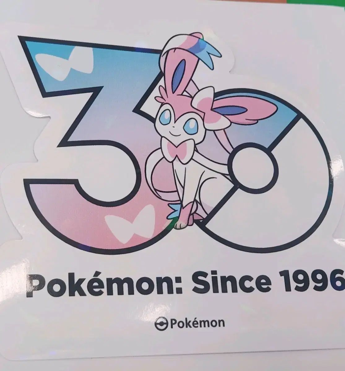 ポケットモンスター 30周年 ロゴステッカー ニンフィア