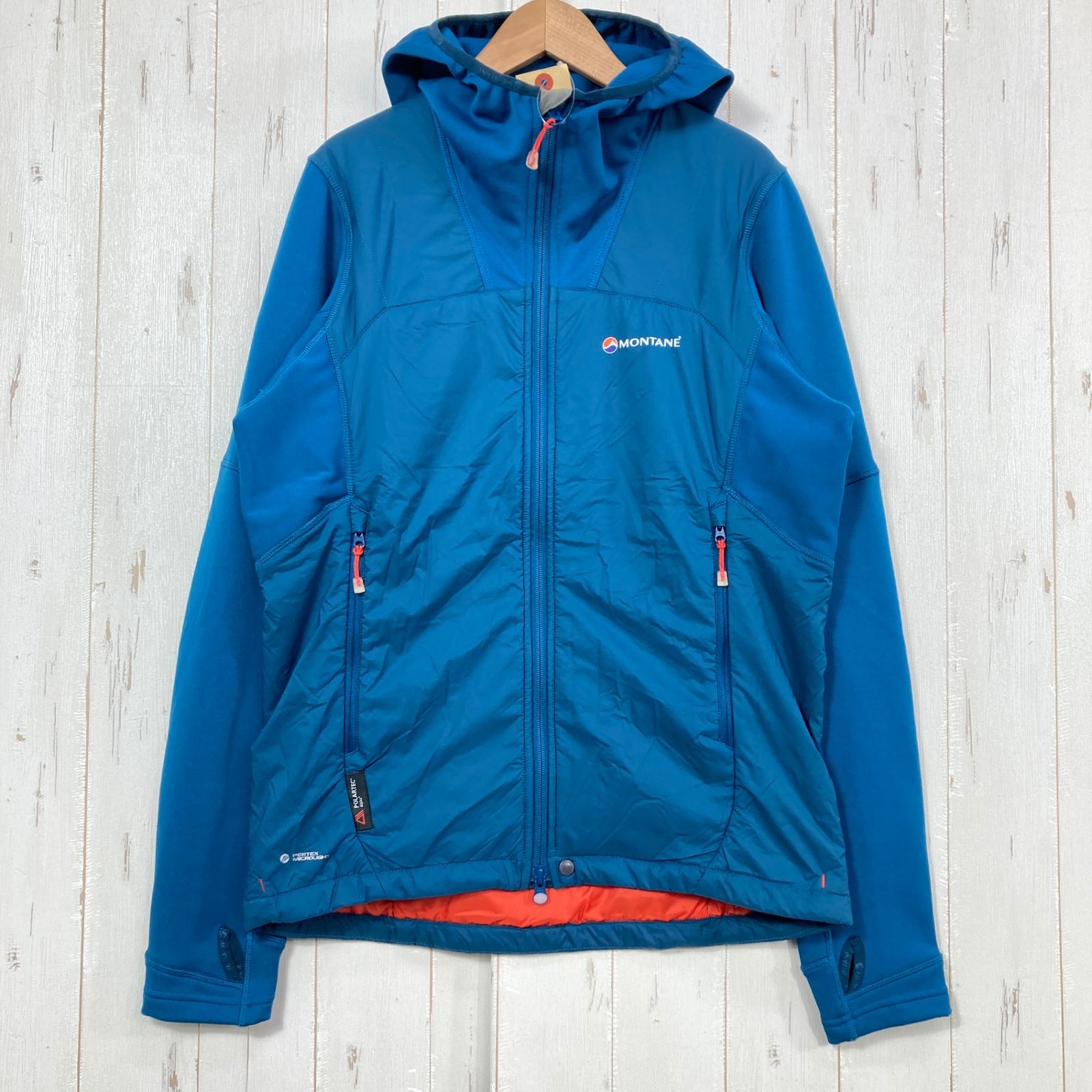 ?️Men's S ネイビー系 Montane ( モンテイン ) アルファガイド ジャケット Alpha Guide Jacket Moroccan blue / Burnt orange 化繊ダウン ウェア トップス アウター ジャケット