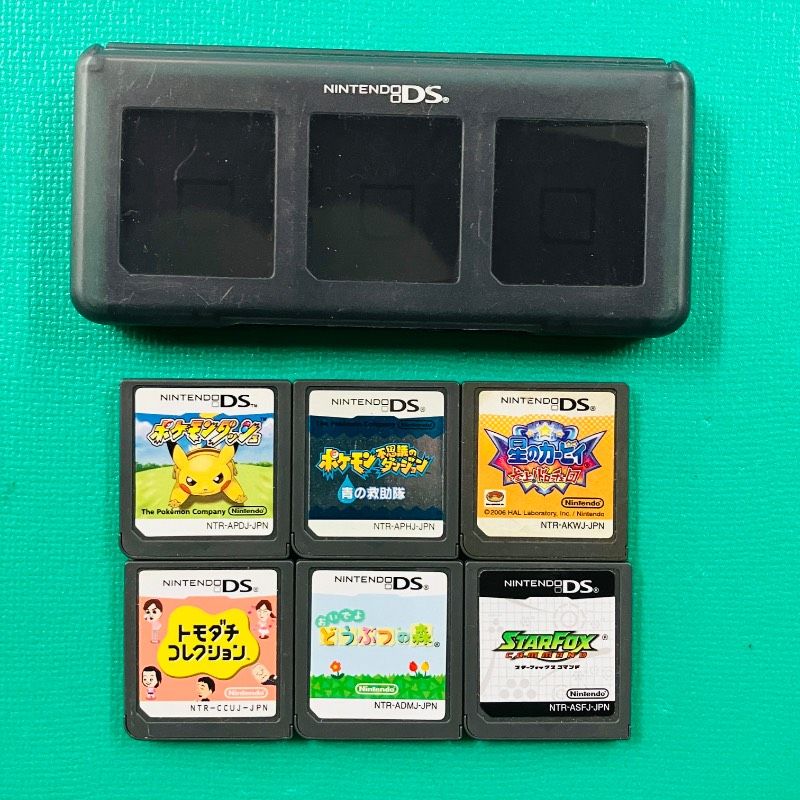 ソフト6点・純正収納ケース付き】【Gセット】DS ポケモンダッシュ