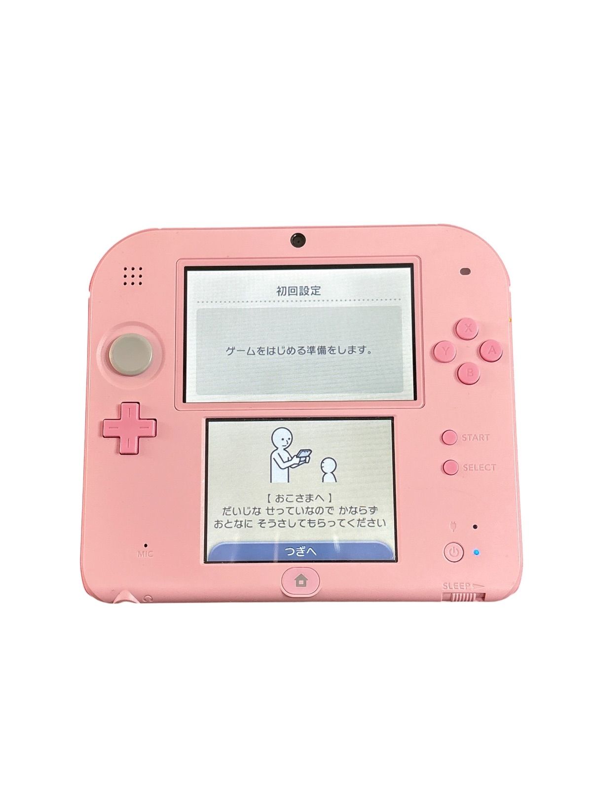 美品】 ニンテンドー2DS ピンク 本体 Nintendo 2DS 初期化済み 動作