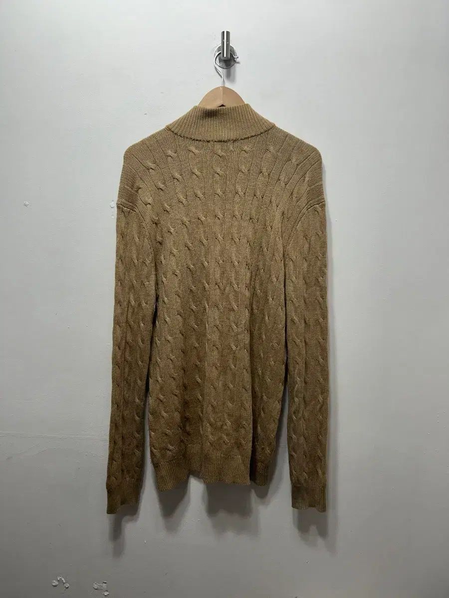 ポロラルフローレン ケーブルニット ハーフジップアップ XL - メルカリ