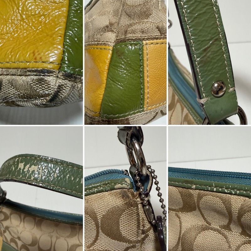 COACH コーチ シグネチャー アクセサリーポーチ ショルダーバッグ