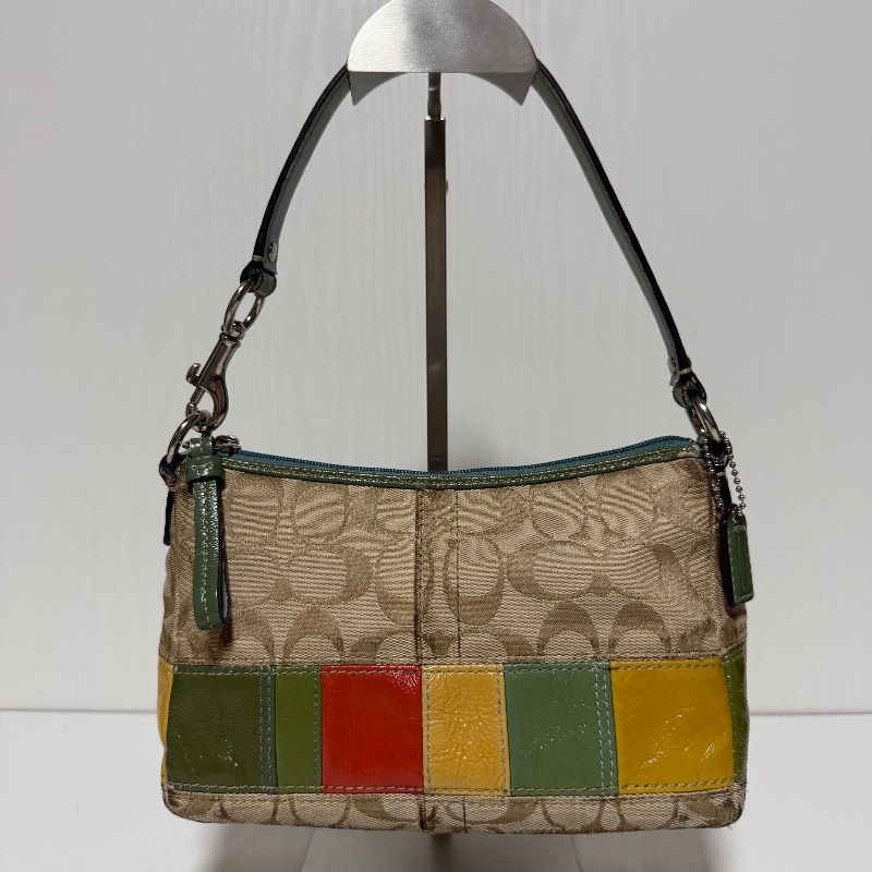 COACH コーチ シグネチャー アクセサリーポーチ ショルダーバッグ