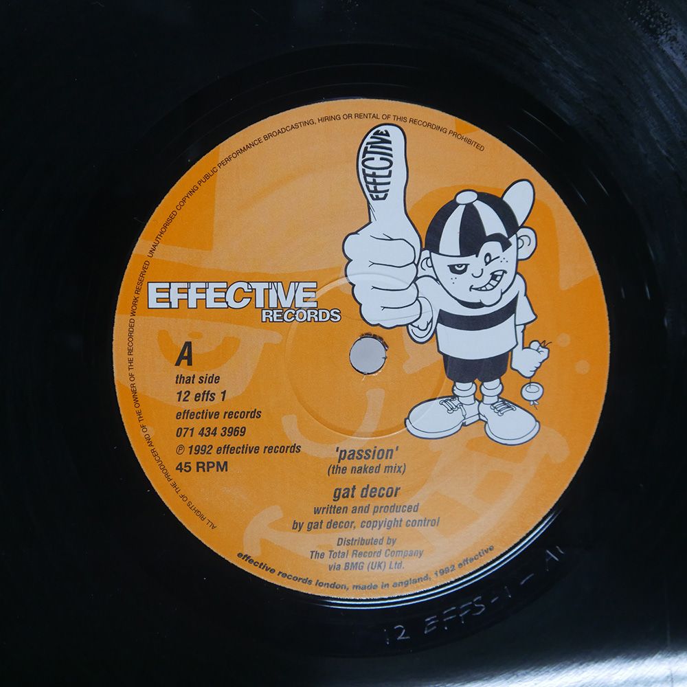UK盤 GAT DECOR/PASSION/E-FFECTIVE 12EFFS1 12