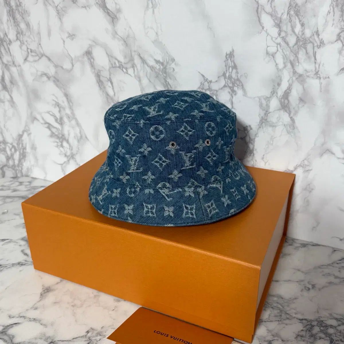 60 Louis Vuitton ルイヴィトン モノグラム デニム バケット ハット 帽子