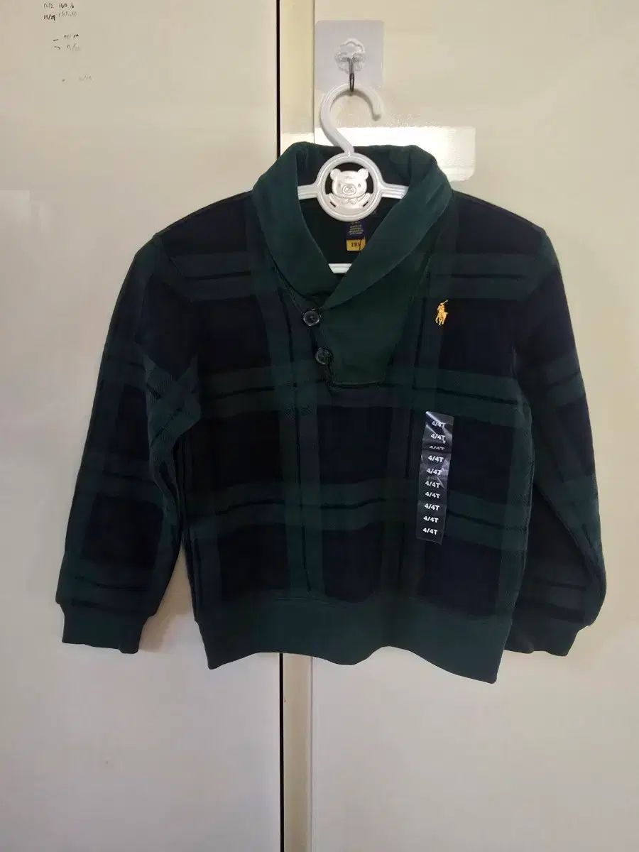ポロ ラルフローレン キッズ CHECK スウェットシャツ 4T