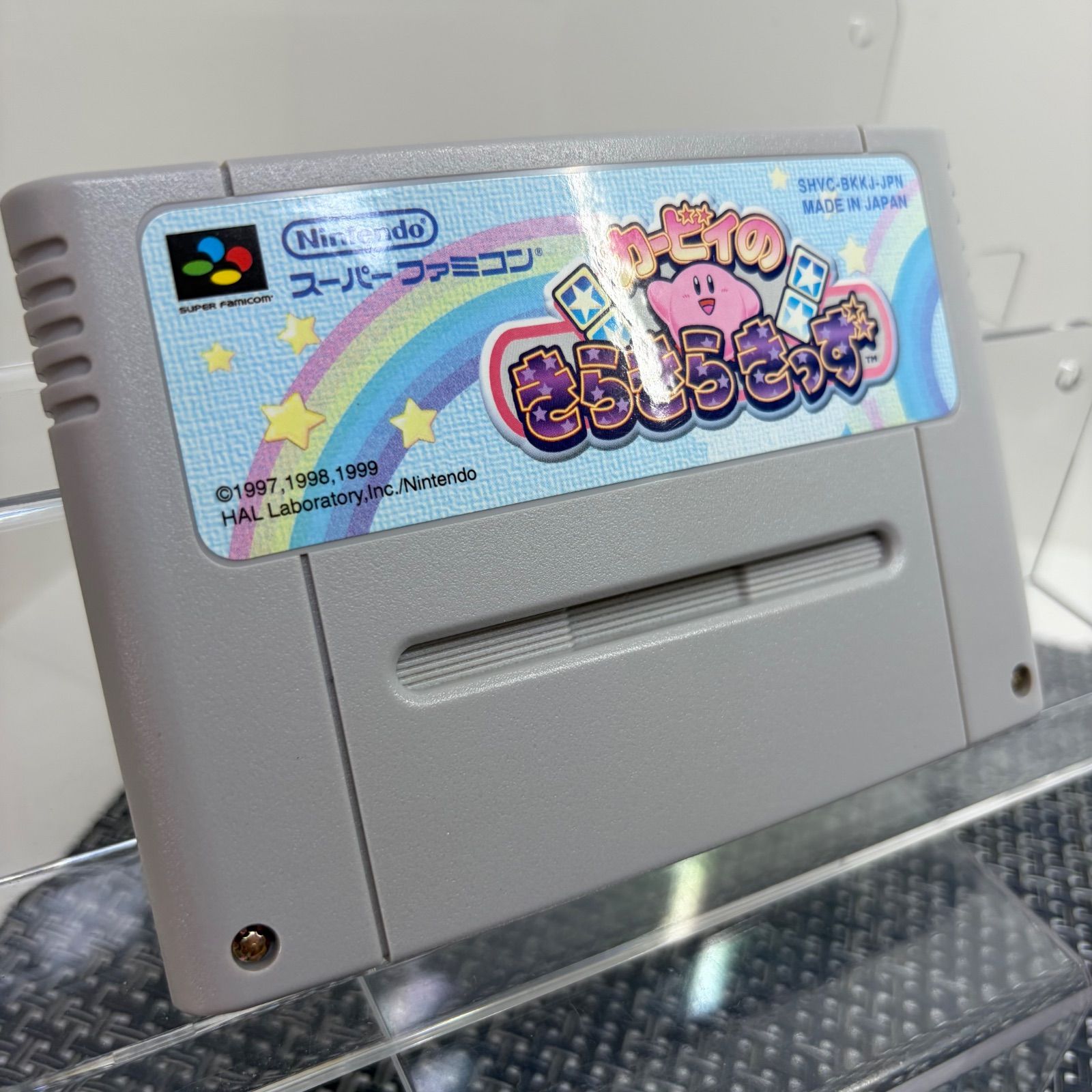 新品電池交換済】SFC カービィのきらきらきっず スーパーファミコン 
