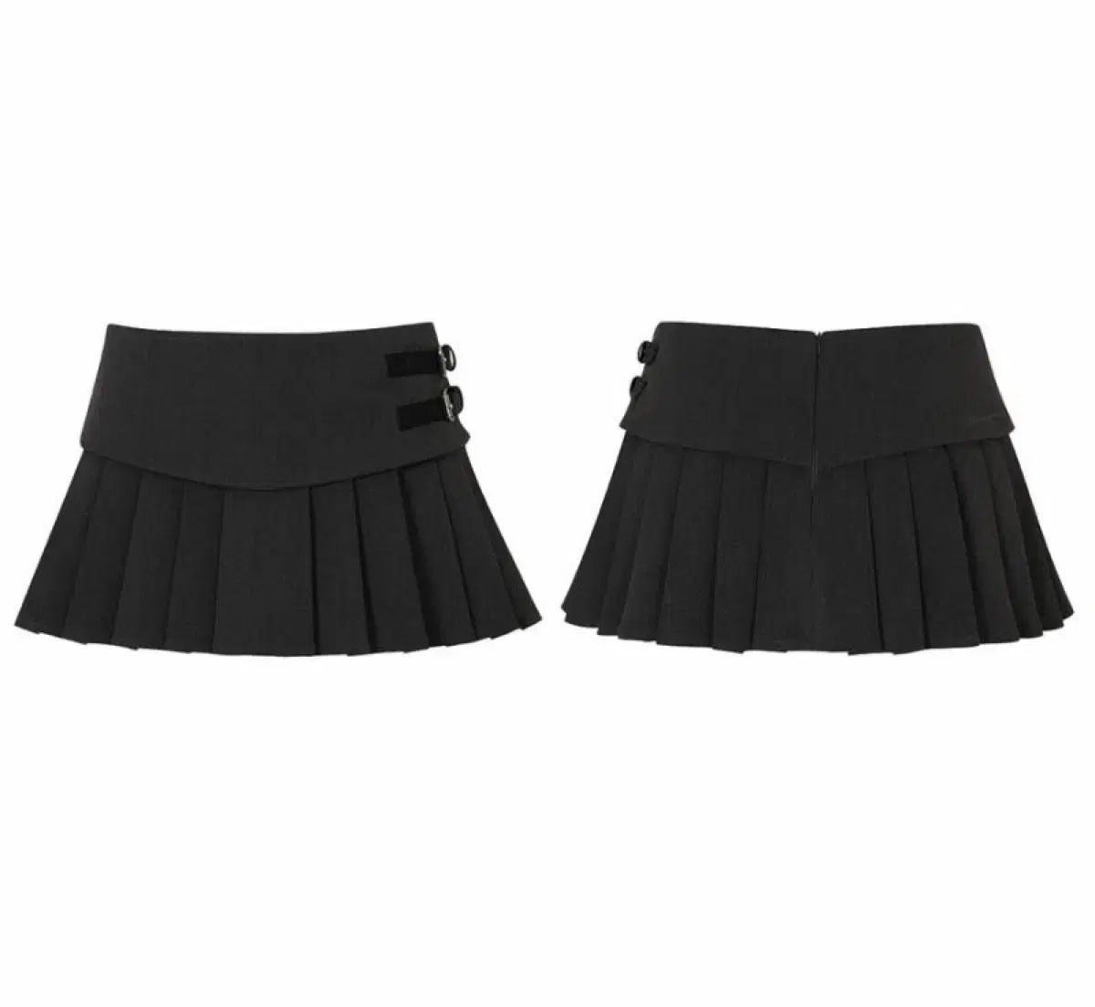 新品) PAIN OR PLEASURE シャーロット プリーツ スカート Mサイズ チャコール