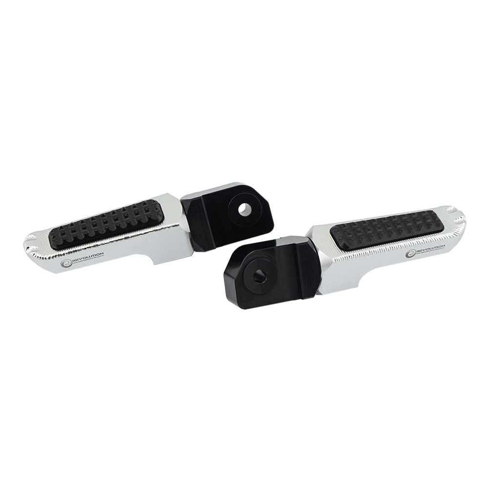 新品 GTR REVOLUTION ホンダ ダックス125 DAX125用タンデムステップ/Rear Footpegs For HONDA DAX125 ST125 JB04 (Silver)