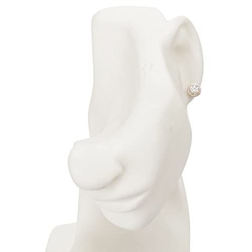 スワロフスキー SWAROVSKI ピアス レディース Constella コンステラ スタッドピアス ラウンドカット ローズゴールド クリア 5636275 [並行輸入品]pms