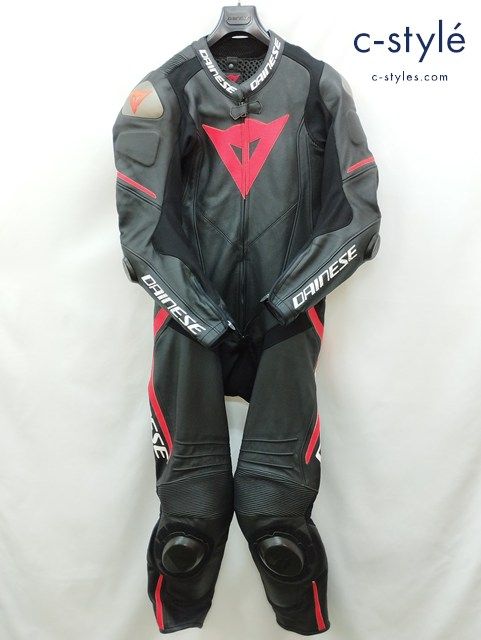 T778 [人気] DAINESE ダイネーゼ レーシングスーツ 52 ブラック LAGUNA SECA4 1PC 1513457 | ★