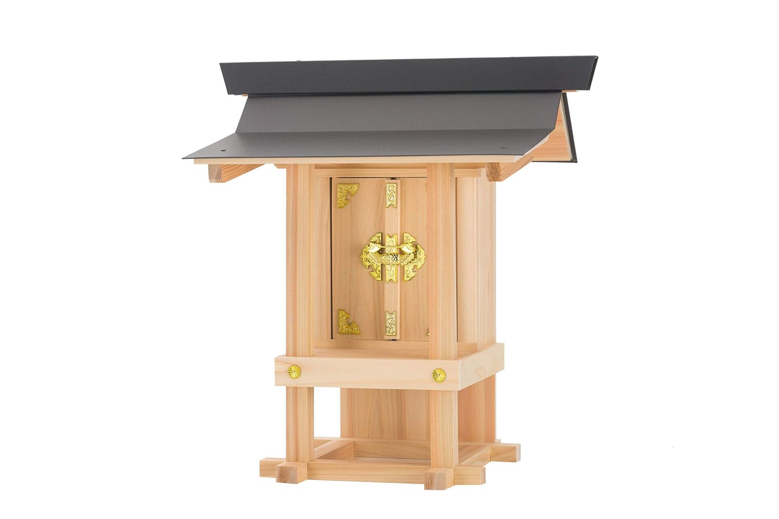新品 神棚の里 神棚 地の神(中) カラートタン ナチュラル