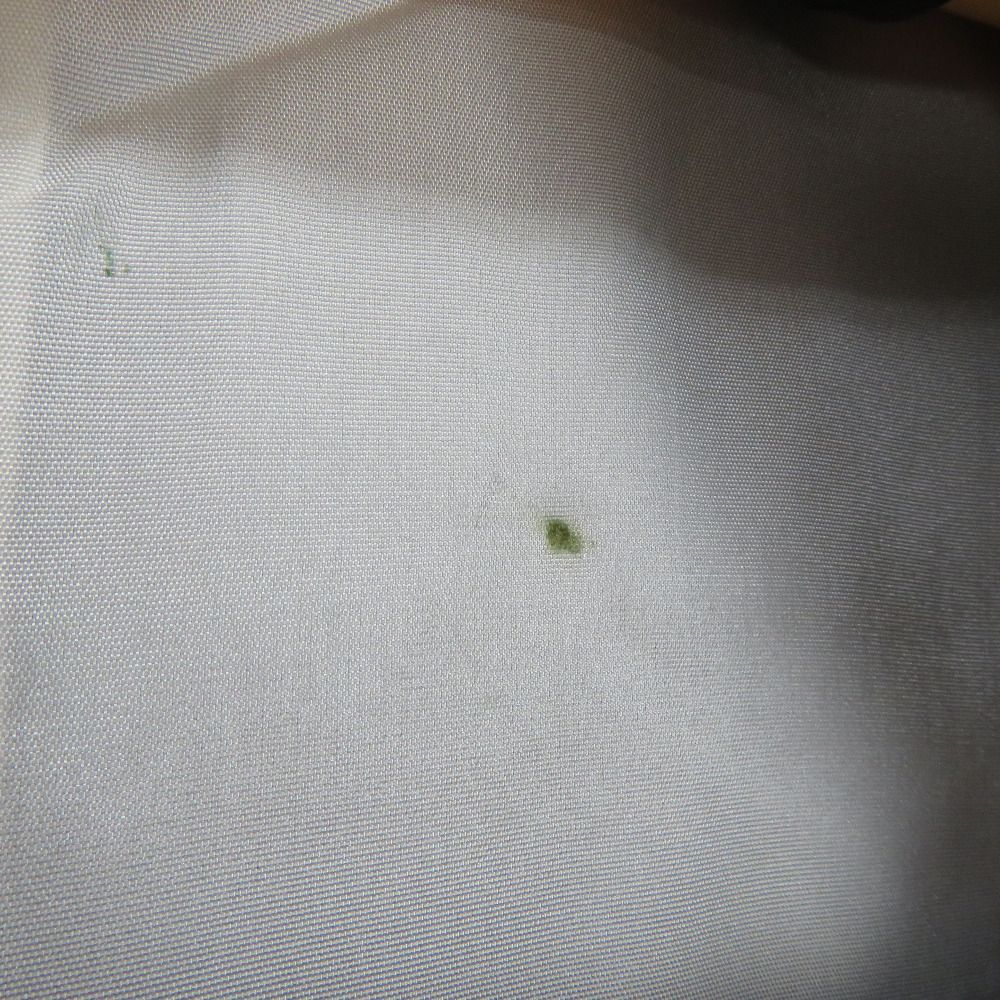 紬 着物 本場大島紬 証紙付き 片ス式 草花模様 紺色x黄緑 袷 広衿