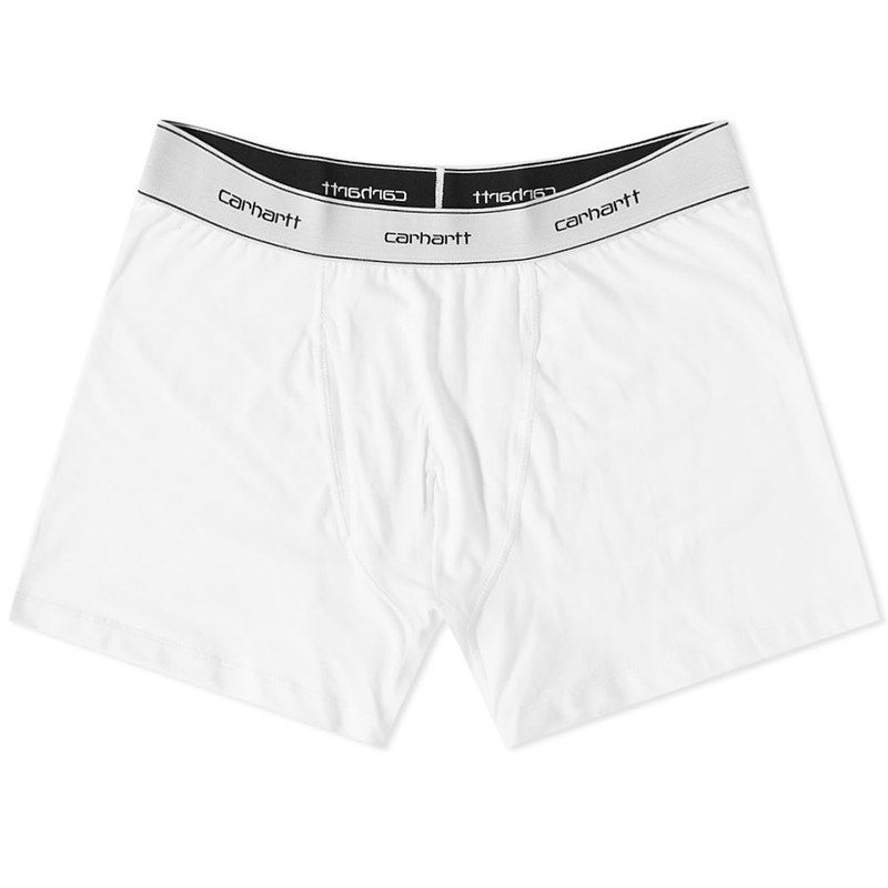 カーハート メンズ アンダーウェア ボクサーパンツ コットン Carhartt WIP Cotton Trunks 2 Pack White White ホワイト