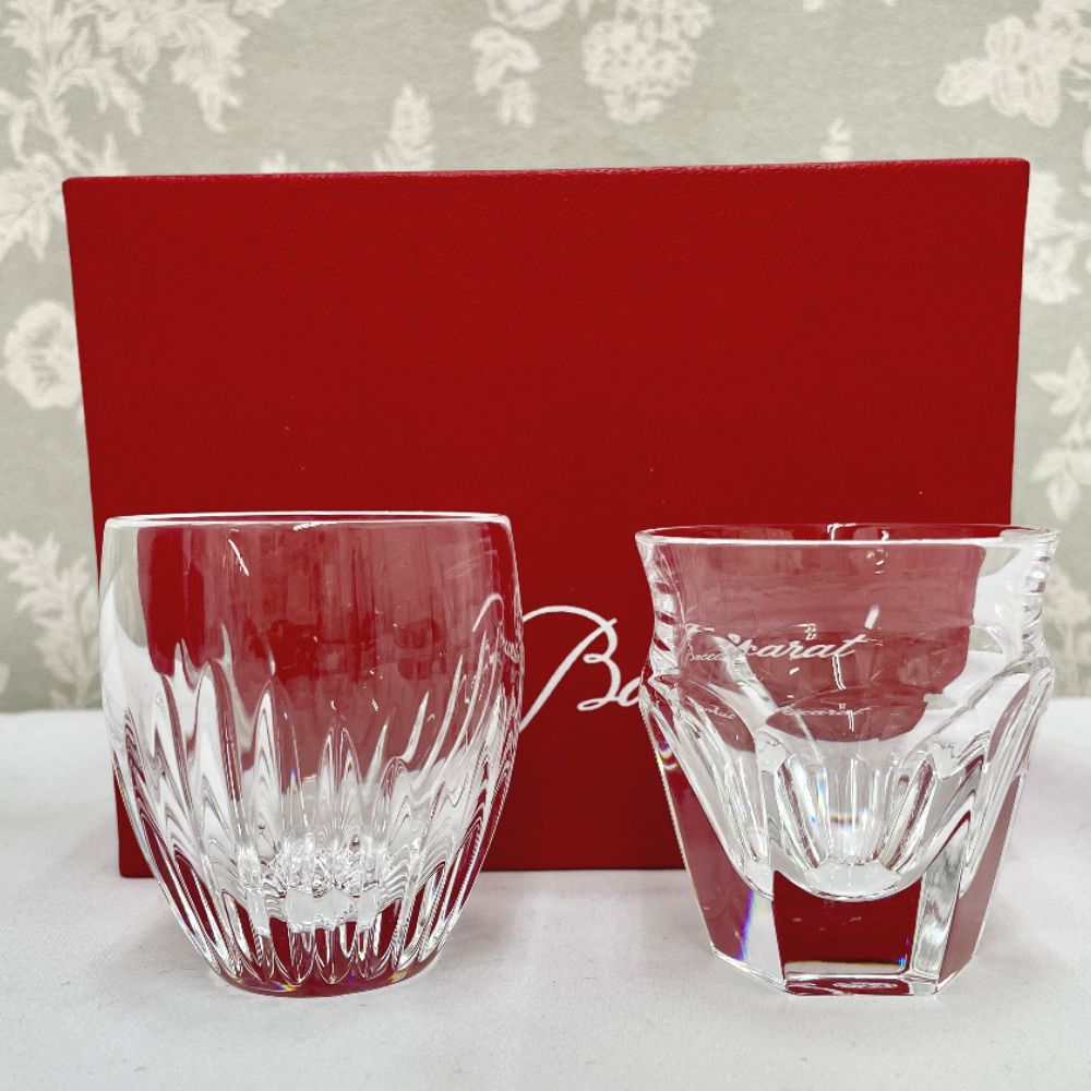 Baccarat バカラ グラス 食器 TALLYRAND タリランド MASSENA マッセナ ショットグラス ペア 2客セット 箱有