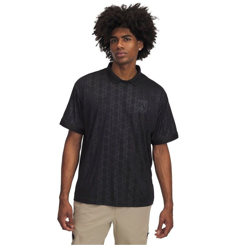 アンダーアーマー メンズ トップス ポロシャツ Under Armour 96 Trce Jsy Ss Sn99 Black ブラック