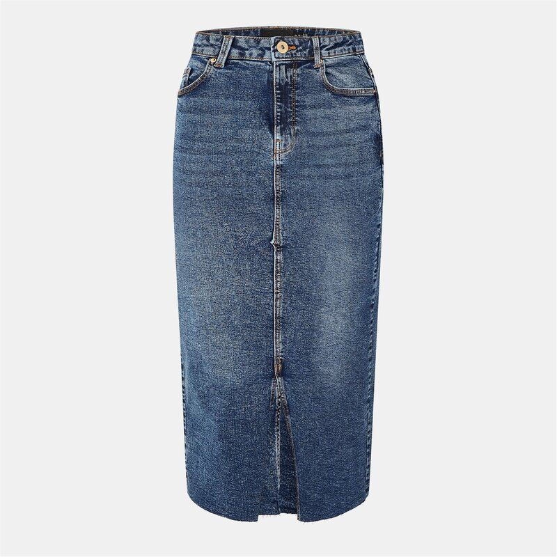 ピーシーズ レディース ボトムス スカート Pieces Skirt Fem Wov Ld99 Medium Blue ブルー