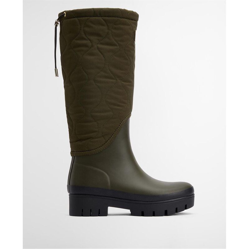 バブアー レディース シューズ ブーツ・レインブーツ トール ブーツ Barbour Marnie Tall Wellington Boots OliveBlack ブラック