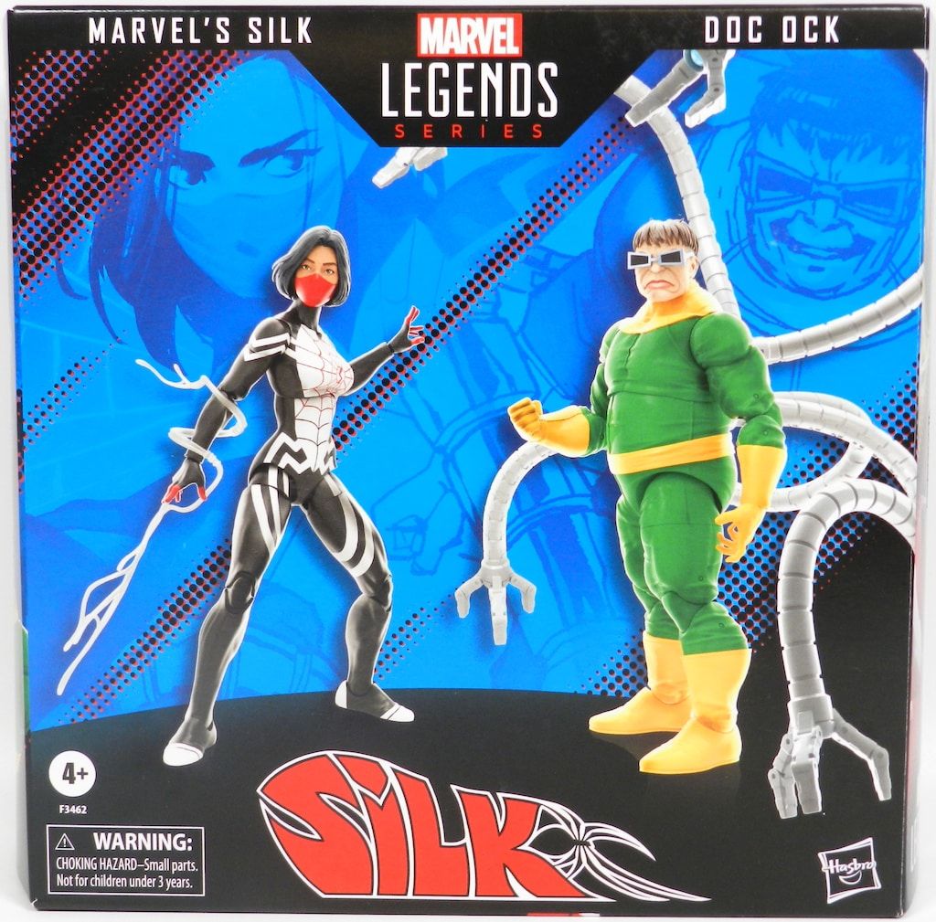 HASBRO SPIDERMAN 60TH SPIDER MAN MARVELS SILK & DOC OCK 6インチ