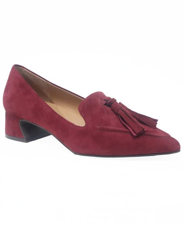 ジェントルソウルズ レディース シューズ パンプス Gentle Souls Womens Glova Tassle Pointy Toe Pumps Wine Suede ワイン