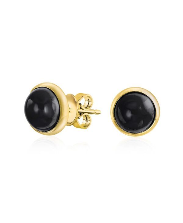 ブリング レディース アクセサリー ピアス・イヤリング Bling Jewelry Geometric Honeycomb Hexagon CZ Stud Earrings 14K Gold Sterling Black onyx ブラック