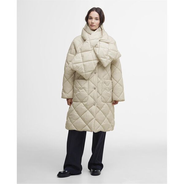 バブアー レディース アウター ジャケット・ブルゾン ジャケット Barbour Brigitte Puffer Jacket Oak Tartan