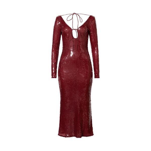 バードット レディース トップス ワンピース マキシ Bardot BD Verona Sqn Maxi Ld44 Burgundy バーガンディ