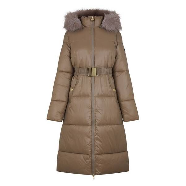 バブアー レディース アウター ジャケット・ブルゾン ジャケット BARBOUR INTERNATIONAL Saskia Longline Puffer Jacket Light Trench