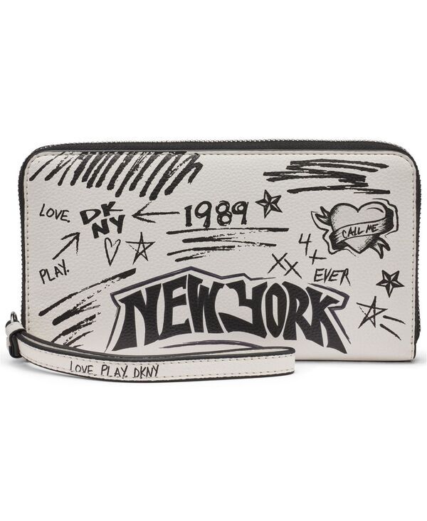 ダナ キャラン ニューヨーク レディース アクセサリー 財布 DKNY Womens Bryar Zipper Around Wallet Marshmallow