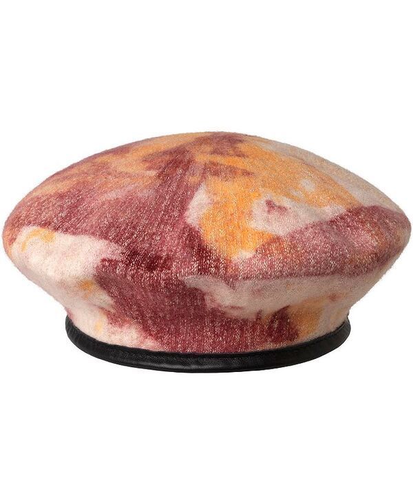 カンゴール メンズ アクセサリー 帽子 Kangol Mens Heathered Tie Dye Beret Cranberrypapaya milk