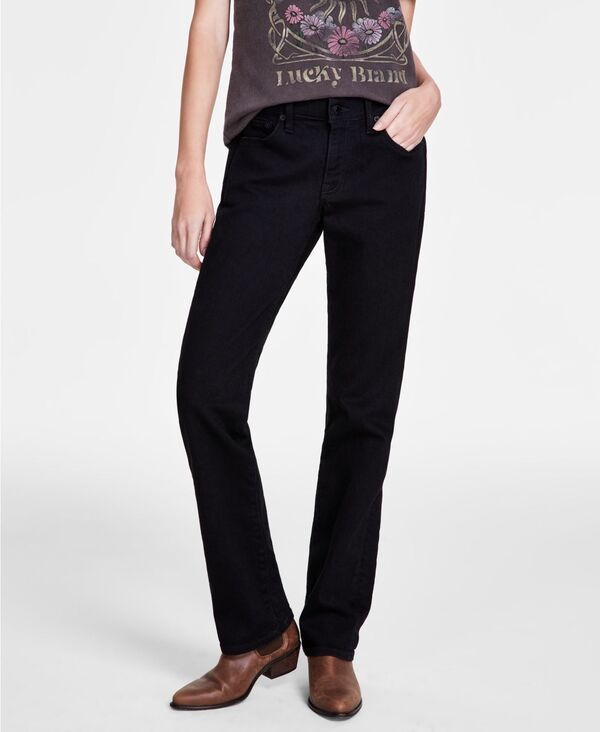 ラッキーブランド レディース ボトムス デニムパンツ ストレート ジーンズ Lucky Brand Womensweet Straight Leg Jeans Clean Black ブラック