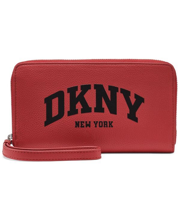 ダナ キャラン ニューヨーク レディース アクセサリー 財布 DKNY Womens Hadlee Zipper Around Wallet Bright Red レッド