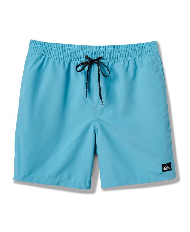 クイックシルバー メンズ 水着 ハーフパンツ・ショーツ ショートパンツ Quiksilver Mens Everyday Solid Volley 17 Nb Shorts Aqua Blue ブルー