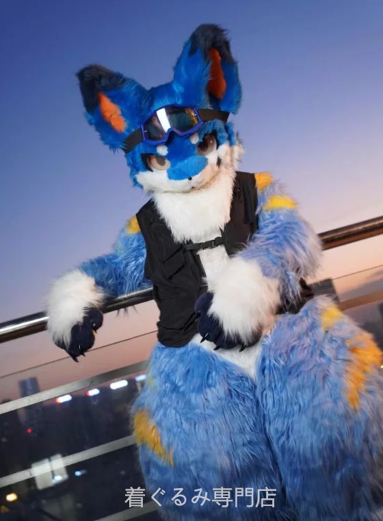 狼　犬　猫　着ぐるみ ヘッド全頭　ヘッド ケモノ ファースーツ ぬいぐるみ コスプレ コスチューム Kurumi 一点物 C8
