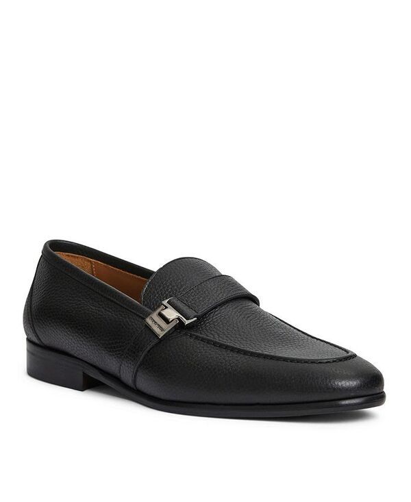 ブルーノマグリ メンズ シューズ オックスフォード レザー Bruno Magli Mens Arlo Leather Shoes Black Tumbled ブラック
