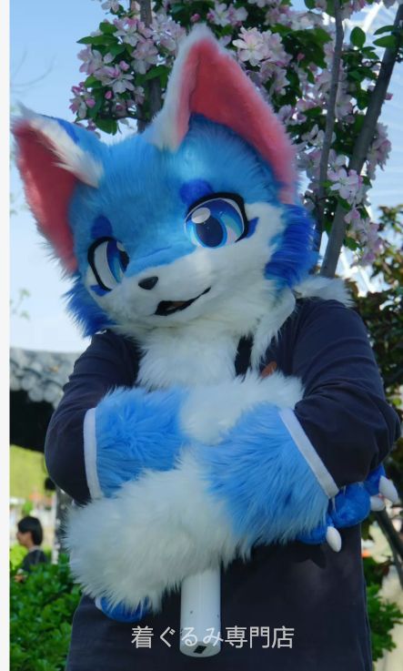 狼　犬　猫　着ぐるみ ヘッド全頭　ヘッド ケモノ ファースーツ ぬいぐるみ コスプレ コスチューム Kurumi 一点物 C10